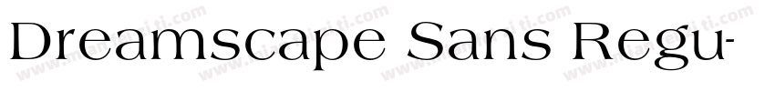 Dreamscape Sans Regu字体转换